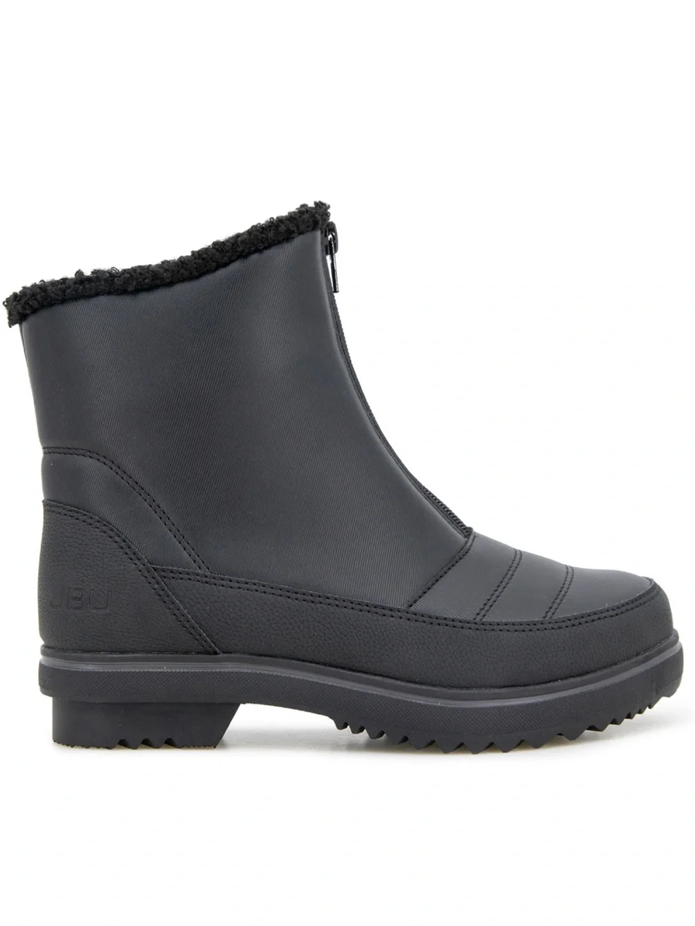 🖤🖤 JBU Black Women's Snowbound Encore Zip Front Cold-Weather Boots